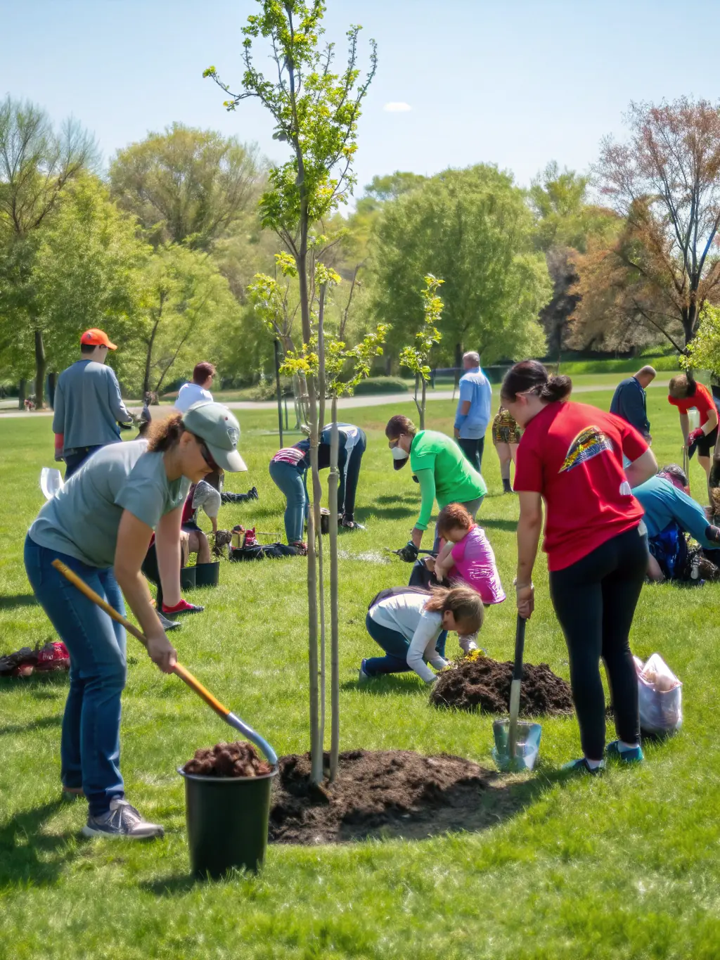 A photograph showcasing a community event organized by the association, featuring local residents participating in activities such as wildlife monitoring, clean-up drives, and educational workshops, promoting community involvement.